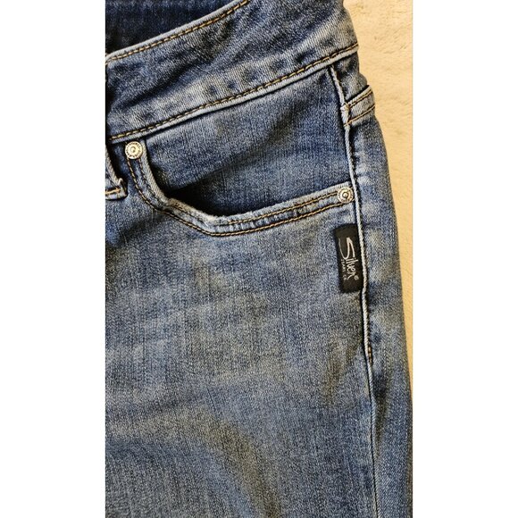 Silver Jeans Co blue Denim Women Avery Straight Regular High-Rise Measure 31x31 - Picture 3 of 13